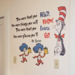 Dr. Suess and Cat in the Hat on the wall of New Beginnings Childcare Center in Farmington, NM
